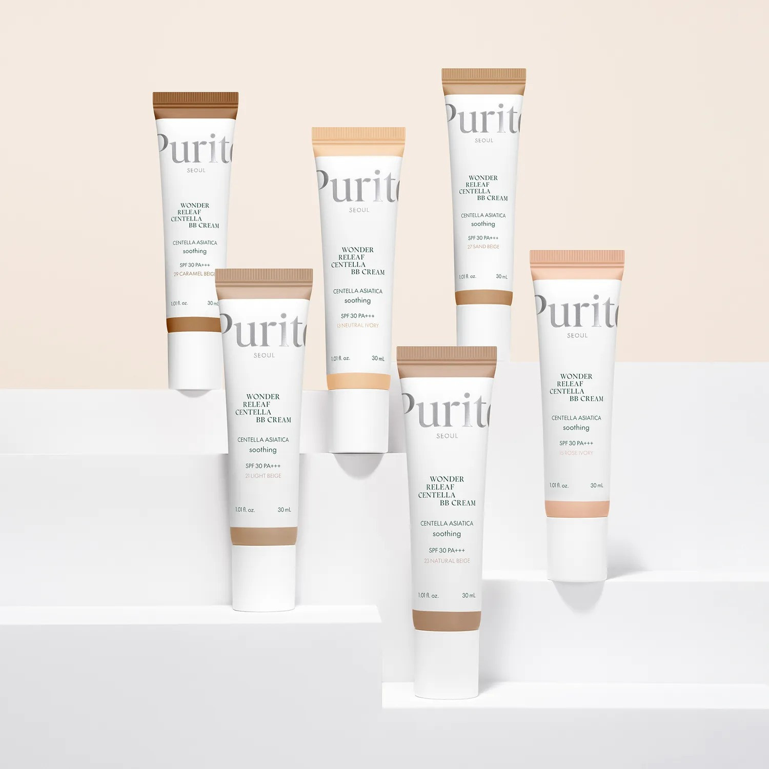 Purito Seoul Wonder Releaf Centella BB Cream 29 Caramel Beige 30ml