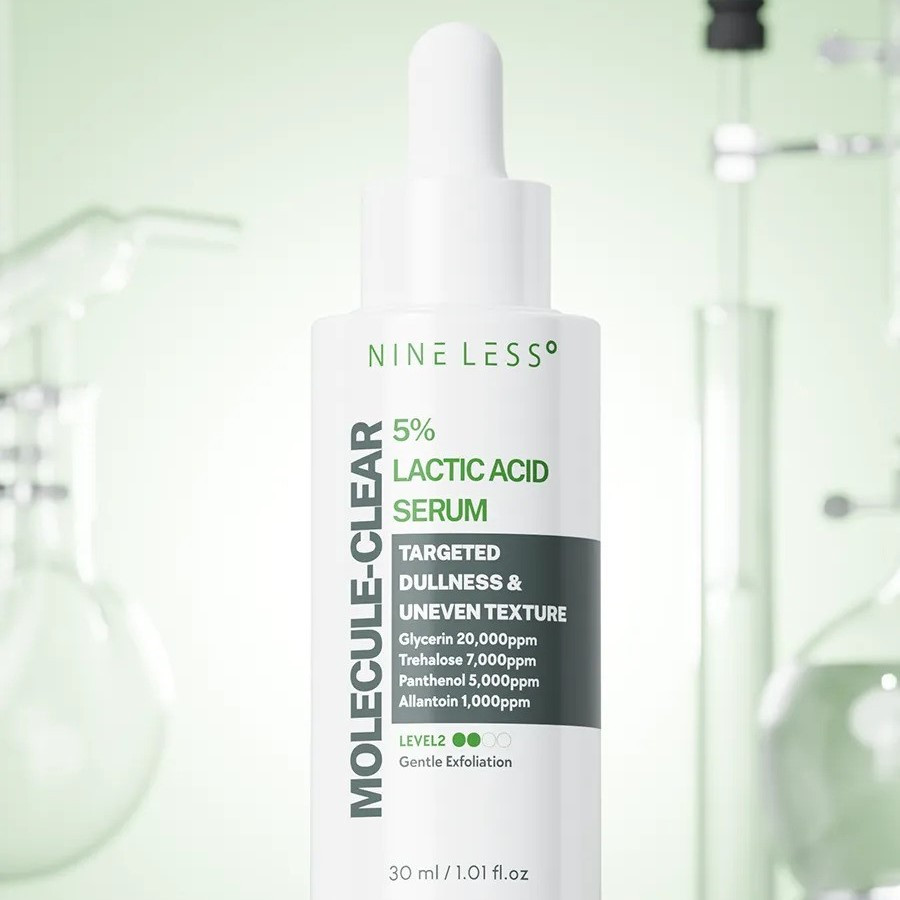 NINELESS Molecule-
Clear 5% Lactic Acid Serum 30ml