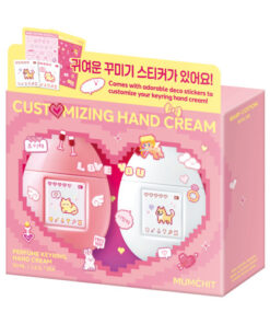 MUMCHIT Pefume Keyring Hand Cream Romantic Duo Set (Rosy
 posy+Baby cotton)