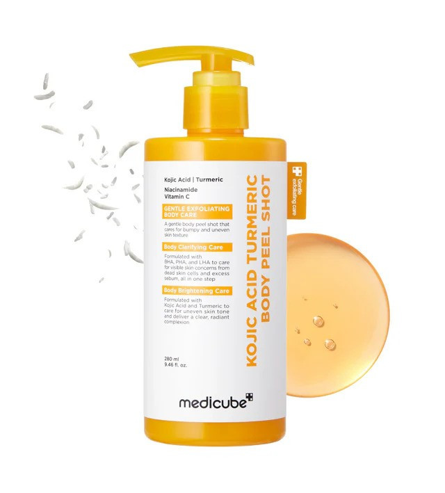 Medicube KOJIC ACID TURMERIC BODY
PEEL SHOT 280ml