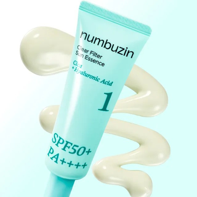 numbuzin No.1 Clear Filter Sun Essence
SPF50+ PA++++